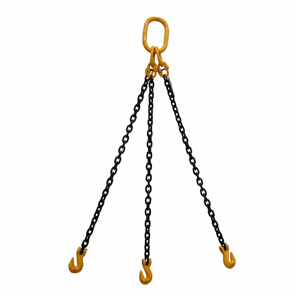 Starke Chain Sling, 3/8in, G80, Grab Hook, 3 ft SCSG8038-3LG-3